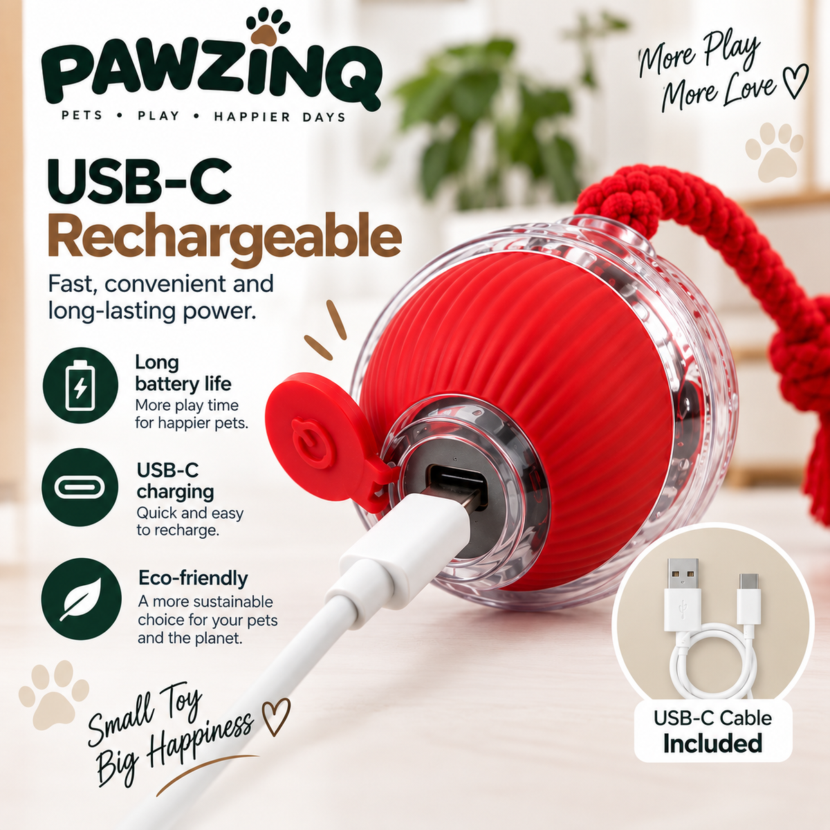 Smart Interactive Rolling Pet Ball™